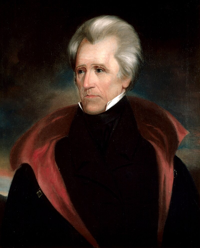 Andrew Jackson (March 15, 1767 – June 8, 1845) was an American lawyer, planter, general, and statesman who served as the seventh president of the United States from 1829 to 1837. Before his presidency, he gained fame as a general in the U.S. Army and served in both houses of the U.S. Congress. Often praised as an advocate for ordinary Americans and for his work in preserving the union of states, Jackson has also been criticized for his racial policies, particularly his treatment of Native Americans.